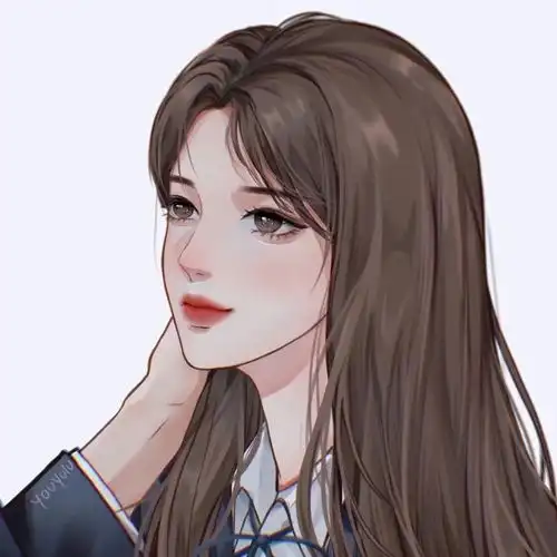 森女头像文艺范手绘默读