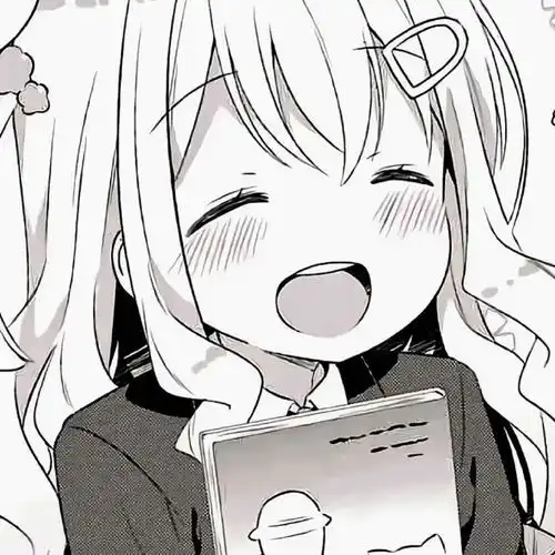 qq头像女生黑白的漫画ki