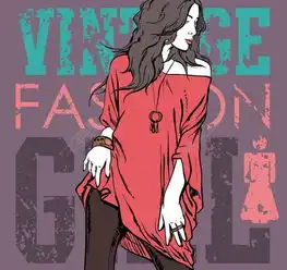 时尚女人动漫人物图片矢量图免费下载eps格式编号13193681千图网