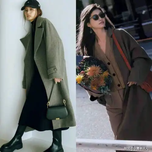 4050岁女人基础款穿搭,打造冬季氛围感,轻松抓人眼球