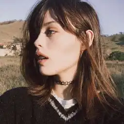 社会女生快手头像图片侧