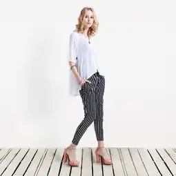 头像女的欧美风雪纺衬衫