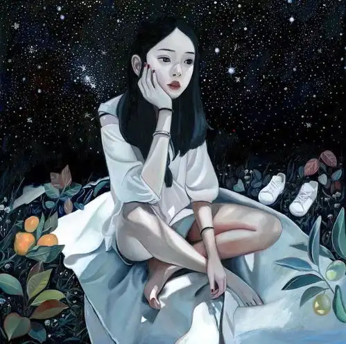 我被这组女子插画圈粉了