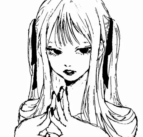 50张黑白动漫女头自选