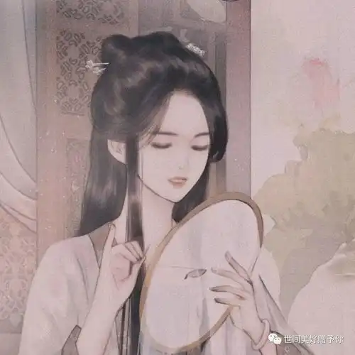 呆萌头像古风女生白蛇图