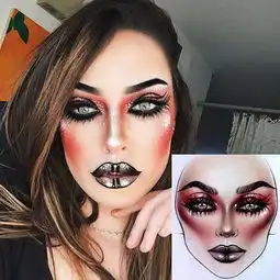 你还在玩明星网红仿妆人家已经把超美超惊艳的美人图搬到脸上啦