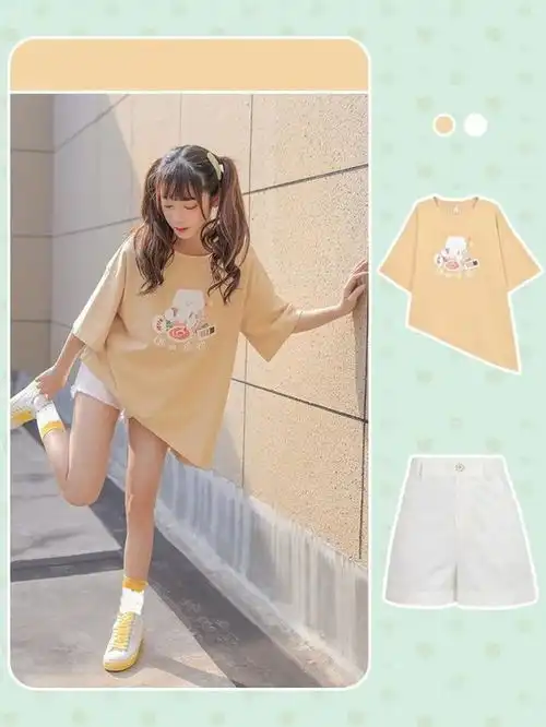 炎炎夏日做个冰淇淋少女,少女感小清新降温彩色系穿搭是真的美