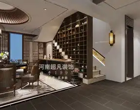 郑州286平别墅设计,优雅高贵的东方禅意美