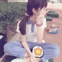 qq头像女学生穿校服蓝色