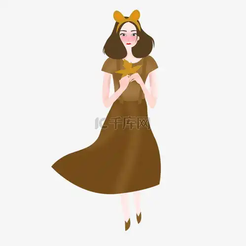 卡通手绘漂亮的女孩免抠图素材图片免费下载千库网