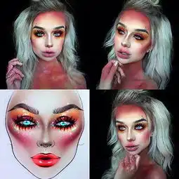 你还在玩明星网红仿妆人家已经把超美超惊艳的美人图搬到脸上啦