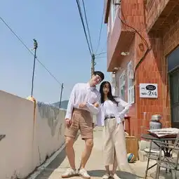 男生女生搭配合集情侣装千万别穿一样的,像校服,真的丑哭了
