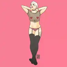 插画女孩az
