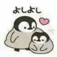 黑白企鹅表情包微信头像图片大全