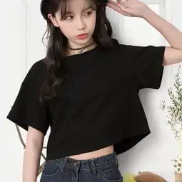 性感露腰小短袖,露出你的小蛮腰,这个夏季做仙女