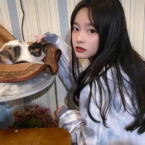 可爱少女头像真人图片别