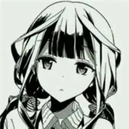 黑白漫画头像超好看的女