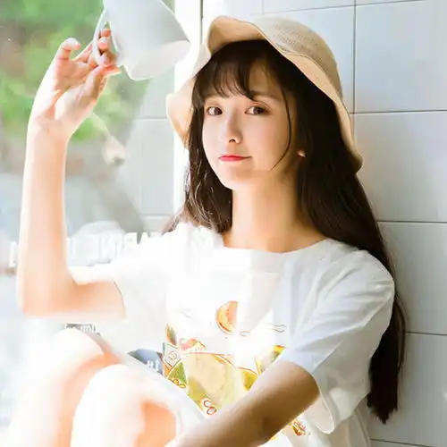 一米阳光小清新女生头像图片扣扣居