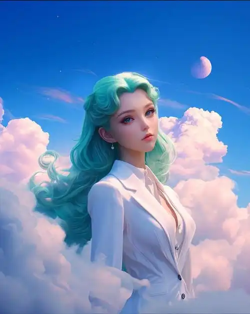 工作装美女头像美少女战