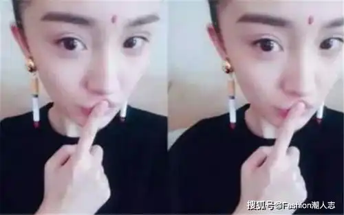 明星耳饰真够奇葩的ella戴蜘蛛,杨幂戴烟头,热巴戴大灯