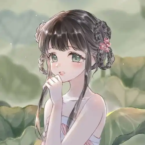 动漫女生头像人的一生是万里河山,来往无数过客