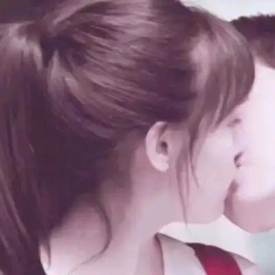 网图情侣头像真人甜美