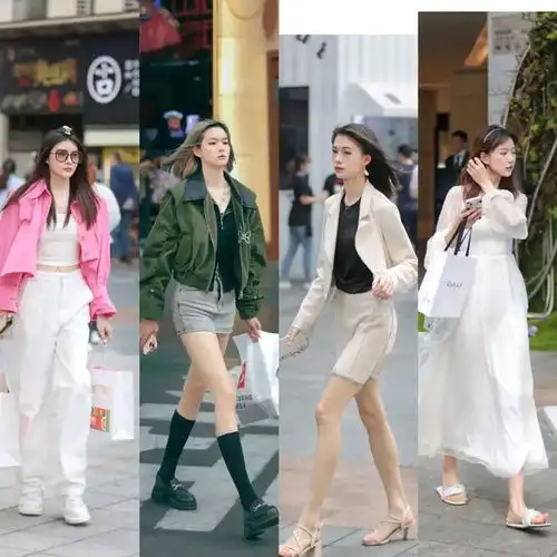 被上海街拍女生惊艳了一不穿花二不运动鞋,却个个洋气又好看