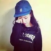 头像女霸气戴帽子口罩爱