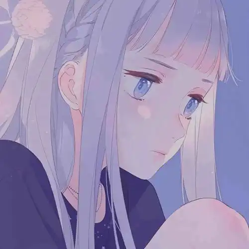 动漫女生头像中心藏之,何日忘之
