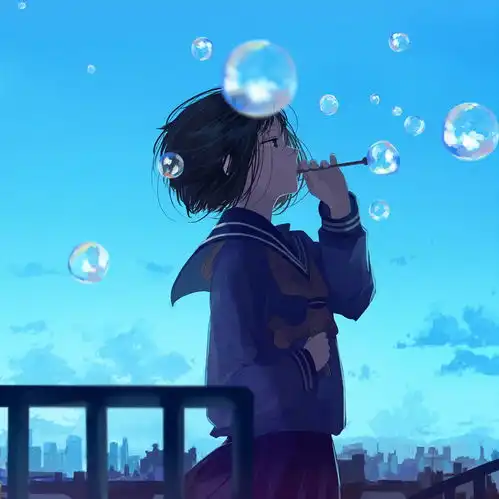 女生唯美头像卡通桃子