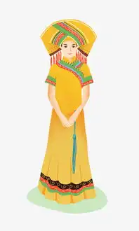 民族风情之少数民族少女插画图片素材其他格式下载动漫人物大全