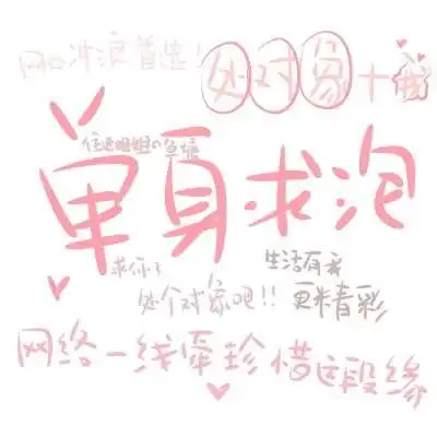 ins上超级火的可爱的文字控头像散了就散了不要去诋毁