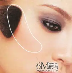 学画3d立体大眼妆速成混血美女组图