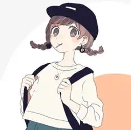 卡通姓氏头像女短发