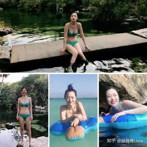 不会游泳没关系,穿得美就行呗ins最火的泳装搭配,显腰细拉长腿