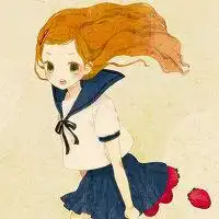 有没有像这样干净单纯的动漫头像如图