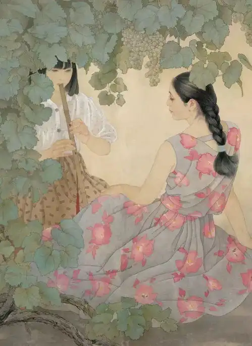 清雅的少女和日常生活中的诗意