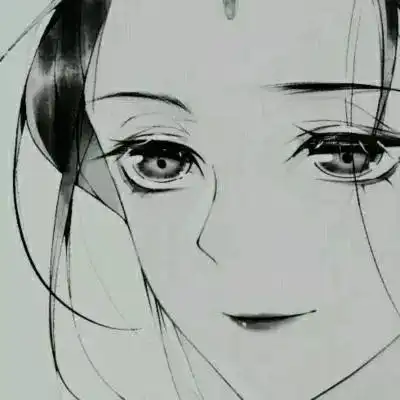 女生头像古风黑白女头像