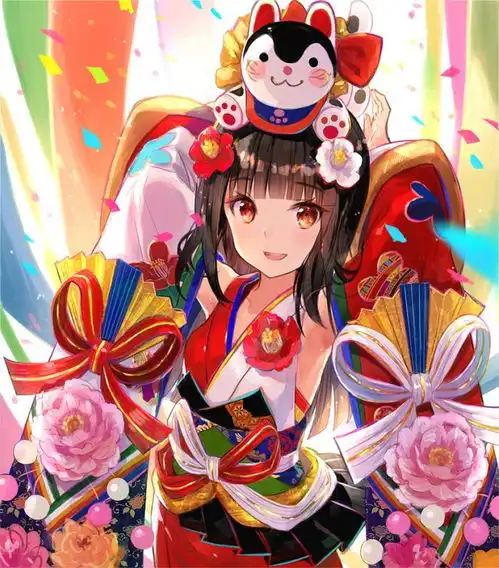 日本女孩卡通头像画师