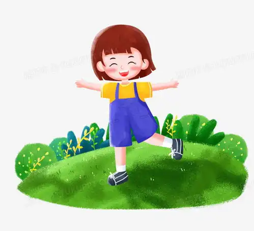 寒食节之手绘卡通踏青女孩png图片素材下载女孩png熊猫办公