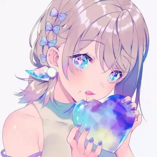 女生动漫头像,隔着个破网络,没有身份,吃醋都要把握好分寸