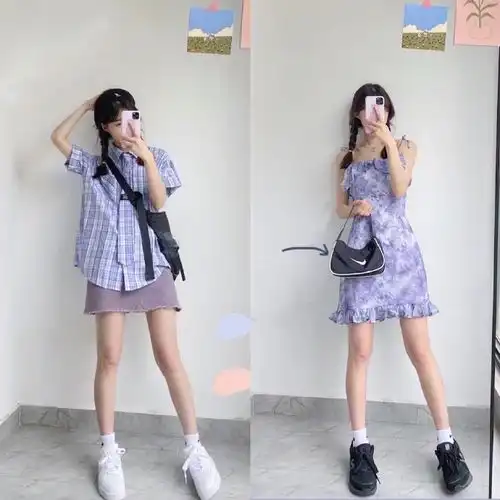 18套可盐可甜的秋季减龄穿搭,小个子女生也能穿出高级感,真美