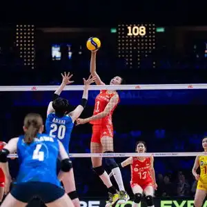 2024世界女排联赛中国女排1比3不敌日本女排

