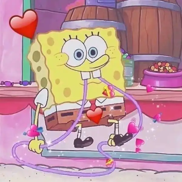 抖音头像学生女生海绵宝