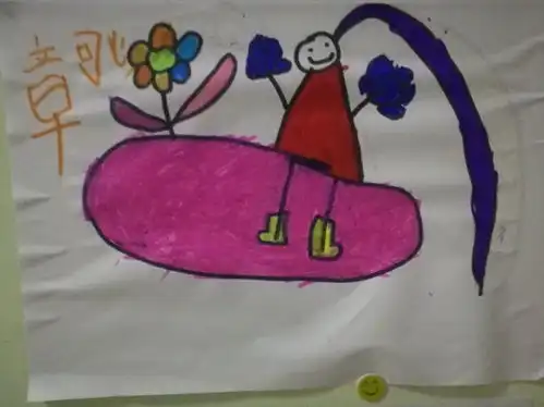 初赛优秀小小书展长辫子女孩儿