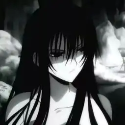 二次元女生抑郁头像黑化