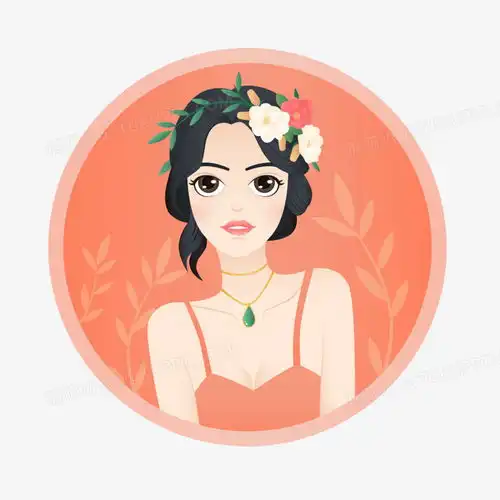 扁平卡通手绘小清新具色调女性免抠元素png图片素材免费下载清新png40004000像素