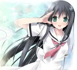 动漫女角色头上有个月亮发夹