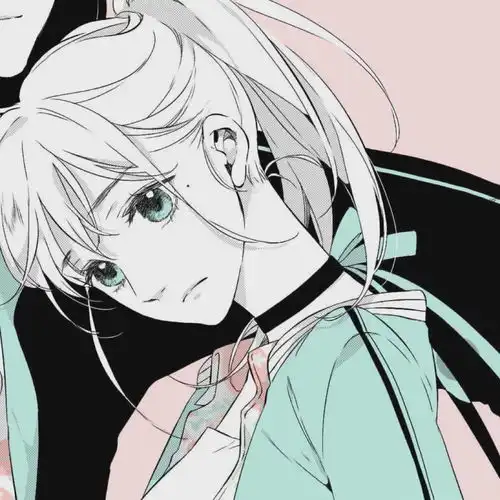 黑白漫画头像女闺蜜朦朦