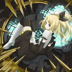 二次元黑暗头像女图文衬